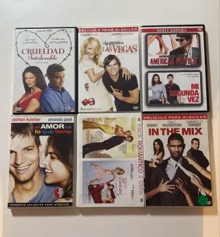 Lote 8 Películas DVD Románticas para san valentin