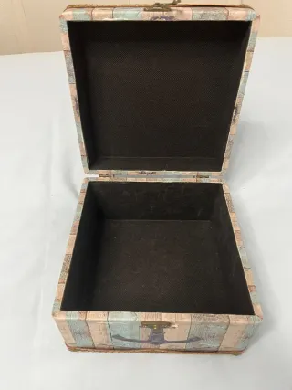Caja decorativa náutica ancla