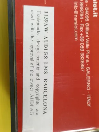 SCALEXTRIC NSR Audi R8 F.C. Barcelona A ESTRENAR