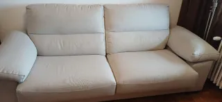 Sofá 3 plazas tela buen estado