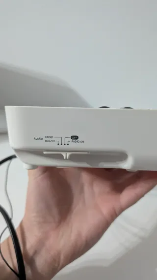 Radio Despertador Philips Negro