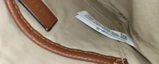 Bolso bandolera Ralph Lauren beige y marrón