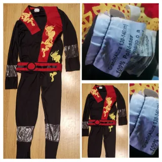 Disfraces Princesa y Bruja Infantiles-Ninja Dragón