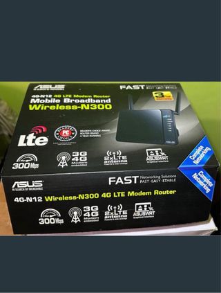 Router Asus 4G-N12 Wireless N300 4G LTE