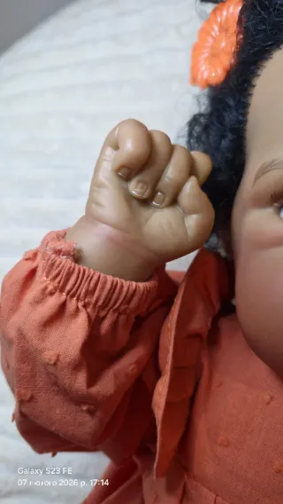Muñeca estilo reborn 45cm,con cuerpo de la tela