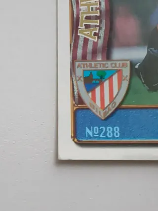 Lizarazu Nº288 Error 1996 1997 Mundi cromo.