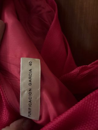 Vestido fiesta Purificacion Garcia seda 100%