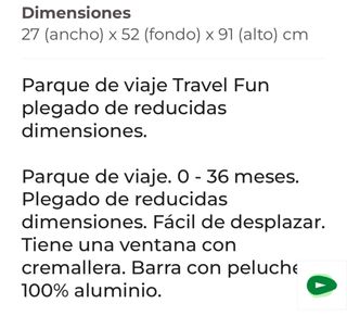 Parque Cuna de Viaje Jane