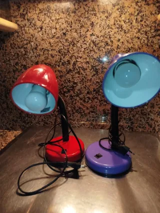 Lote 2 Flexos Escritorio Rojo y Morado