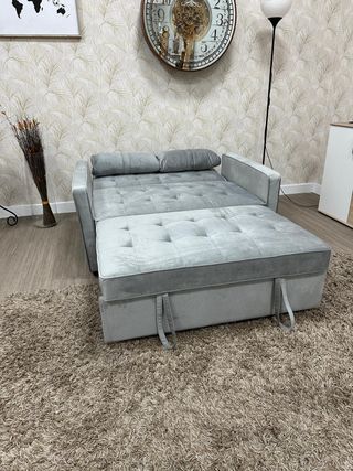 Sofa Abatible Gris en Oferta Nuevo