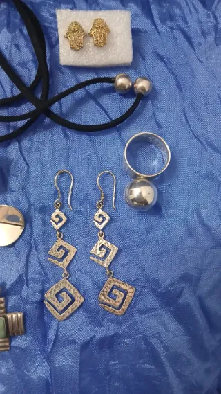 Lote Joyería Plata Ley Vintage