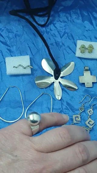 Lote Joyería Plata Ley Vintage