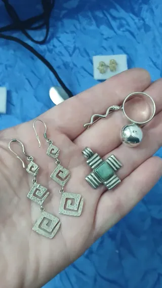Lote Joyería Plata Ley Vintage