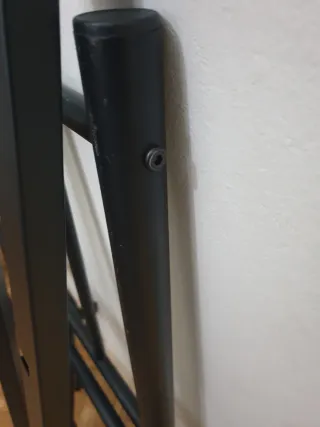 Cama 1.90x90 Desarmable Negra