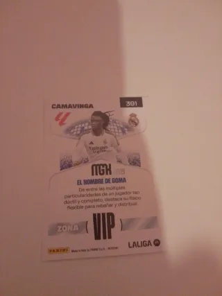 Cromo Camavinga Real Madrid Panini 25/26 Zona VIP