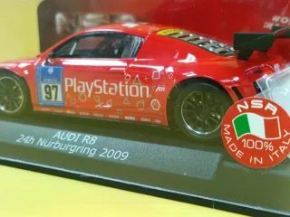 SCALEXTRIC NSR Audi R8 Playstation a estrenar