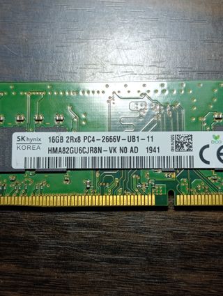 memoria ram 16g 2666mhz ddr4 dimm
