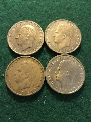 21 Monedas 100 Pesetas España