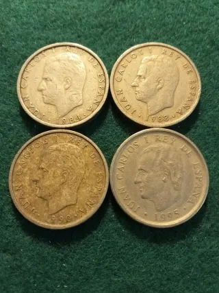 21 Monedas 100 Pesetas España