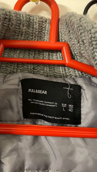 Chaqueta Pull and Bear Gris