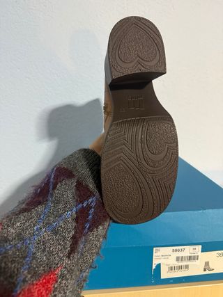 Botines Mustang Piel Marrón Talla 39