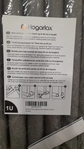 Aislante Puerta Tubos Espuma Hogarlax