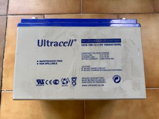 Batería Ultracell UCG 100-12 100Ah AGM