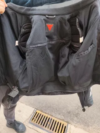 Mono Dainese 2 piezas negro y blanco