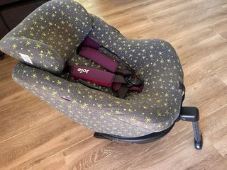Silla de coche Joie giratoria púrpura 360 isofix,