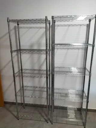 Estanterías de acero inoxidable