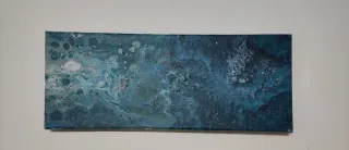 Set di 3 Quadri Astratti su Tela