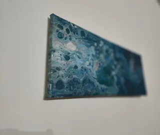 Set di 3 Quadri Astratti su Tela