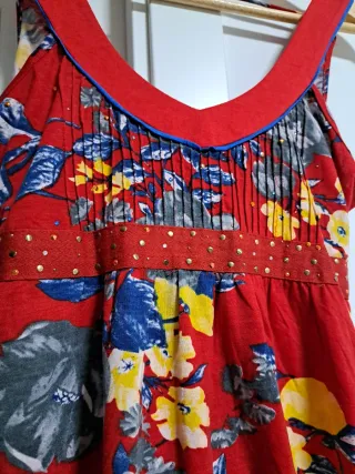 Camiseta mujer floral talla XL