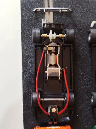 Scalextric Coches de Carreras Naranja y Verde