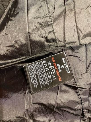 Chaqueta Parka Naranja Superdry