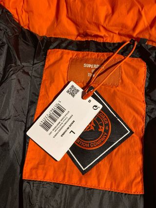 Chaqueta Parka Naranja Superdry