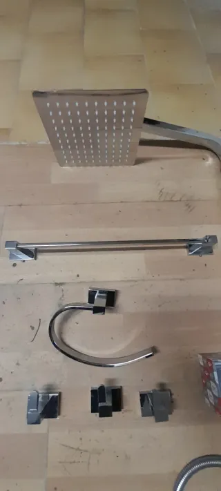 Conjunto baño inoxidable