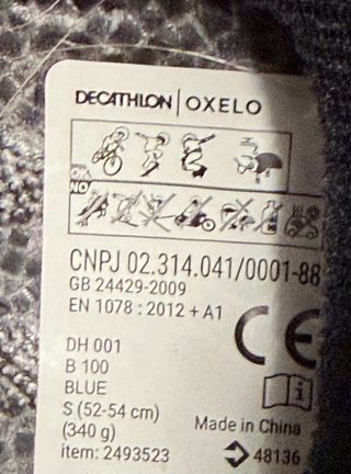 Casco y protecciones Oxelo infantil