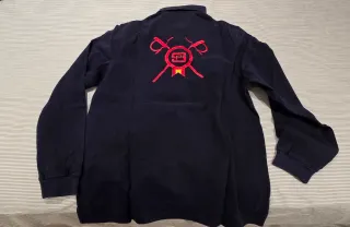 Polo SPAGNOLO manga larga azul