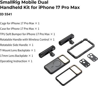 SmallRig Jaula Video iPhone 17 Pro MAX + adaptador
