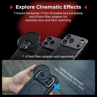 SmallRig Jaula Video iPhone 17 Pro MAX + adaptador