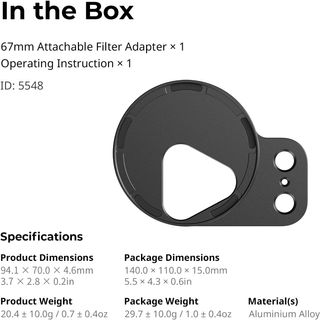 SmallRig Jaula Video iPhone 17 Pro MAX + adaptador