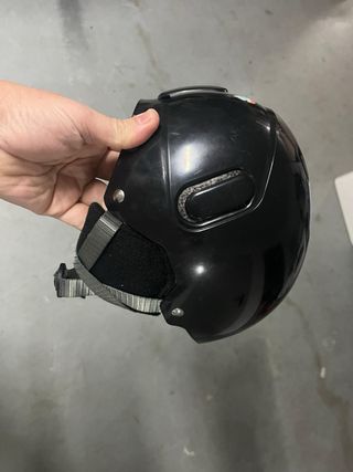 Casco de esquí negro