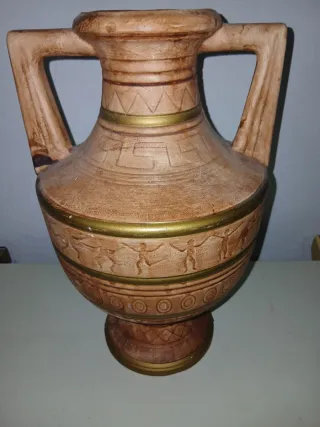 Jarrón Cerámica Estilo Antiguo