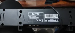 Barra de Sonido NPG 2.0 Negra