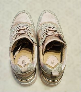 Scarpe Michael Kors donna oro e rosa