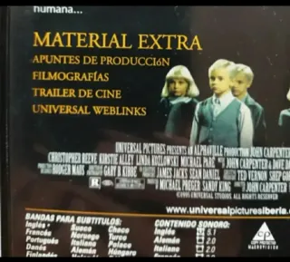 DVD "EL PUEBLO DE LOS MALDITOS".