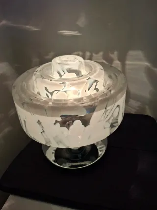 Lampada vintage vetro e metallo