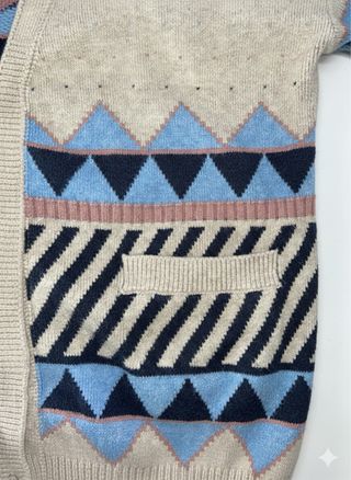 Cardigan vintage multicolor anni 80/90 unisex