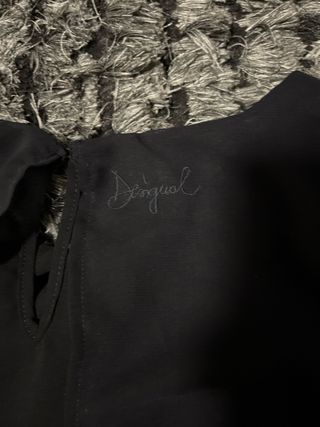 Camisa Desigual Negra Multicolor